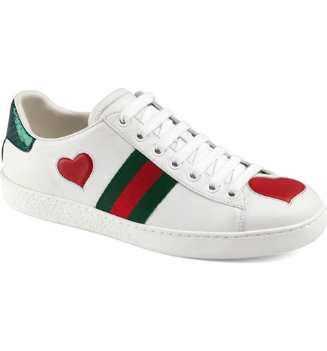 gucci baby shoes heart|Gucci ace sneakers women's.